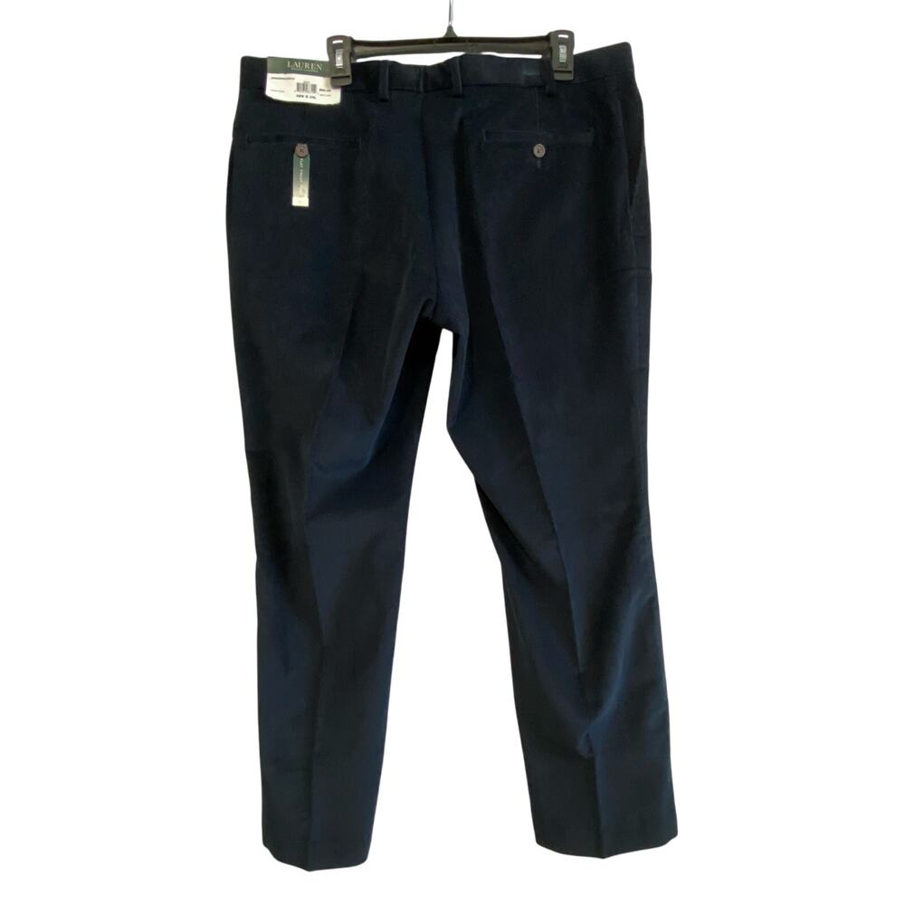 Lauren Ralph Lauren 100% Cotton Corduroy Dark Navy Pants W38 x 29L - Picture 4 of 8